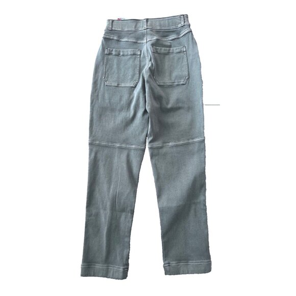 Spanx Petite 20399Q Stretch Twill Straight Leg Pant Olive Oil ( S ) - Picture 4 of 4